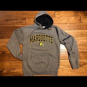 Marquette University Hoodie Men’s Medium Grey/blue